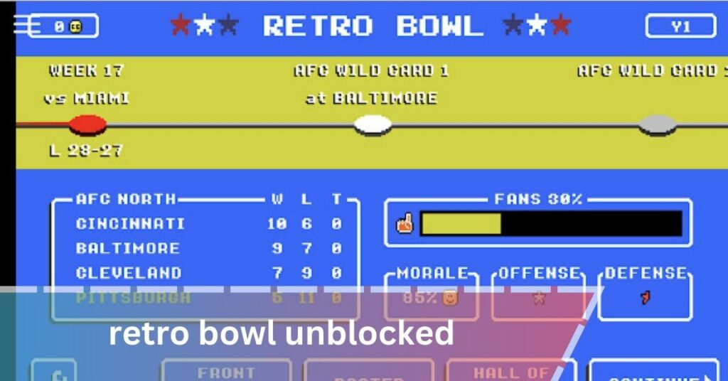 retro bowl unblocked